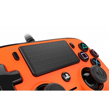 NACON PS4OFCPADORANGE, Gamepad, PlayStation 4, Analógico Digital, Share, Alámbrico, 3 m