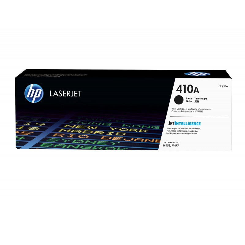Cartucho de toner original LaserJet HP 410A negro CF410A