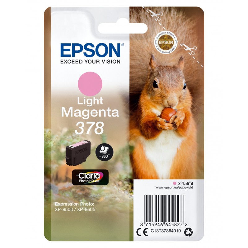 Epson 378 378 Magenta claro C13T37864010