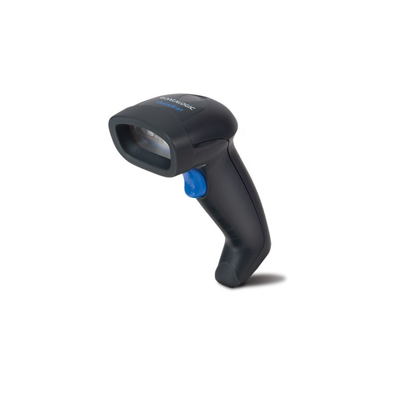 Datalogic QuickScan I QD2100 Imager reader (black) + USB cable + stand, 610 nm, 270 seg página, -65  QD2130-BKK1S