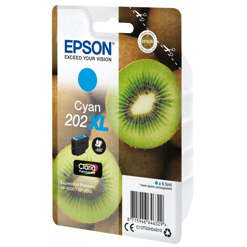 Epson 202XL 202XL Cian C13T02H24010