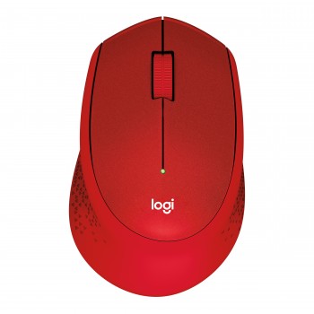 Logitech M330 Silent Plus Óptico 1000 DPI Rojo 910-004911