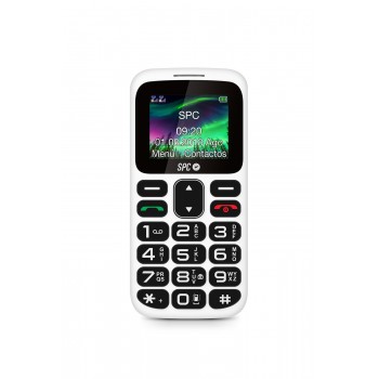 SPC Symphony 2, Barra, SIM doble, 128 x 160 Pixeles, Bluetooth, 800 mAh, Blanco 2310B