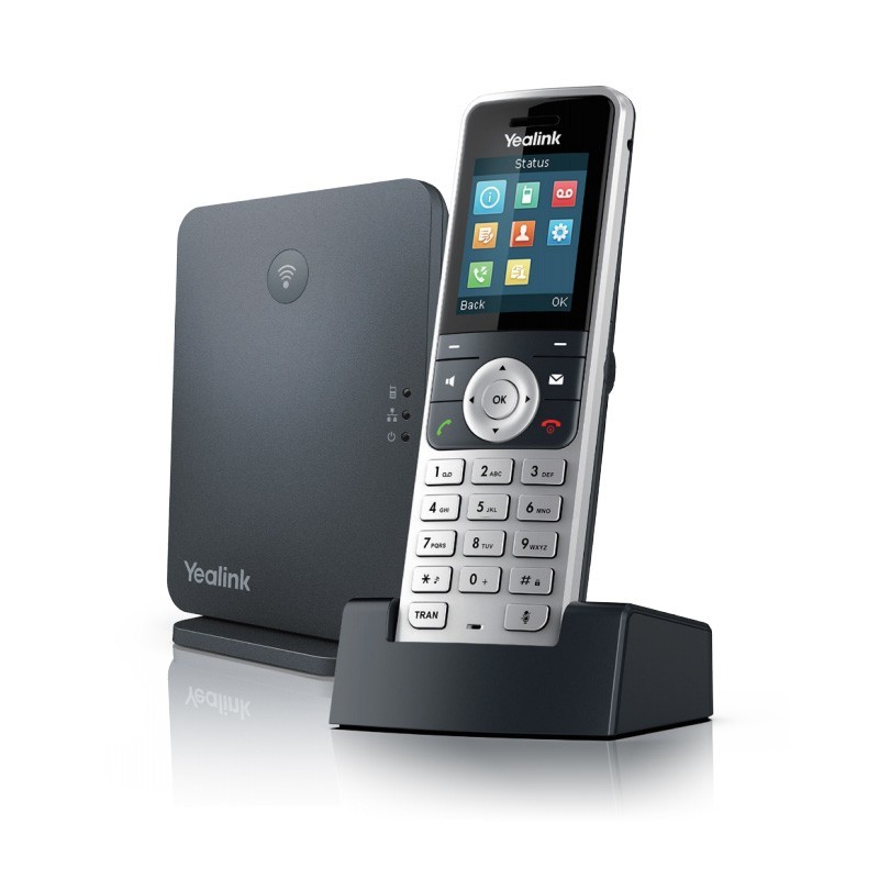 Yealink W53P estación base DECT Negro, Plata YEA_W53P