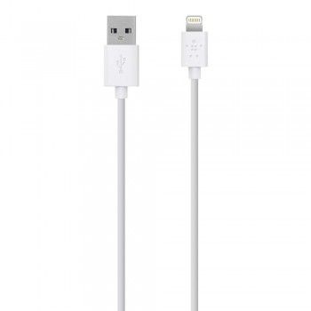 Belkin Charge Sync Cable - iPad   iPhone   carga de iPod   cable de datos - Lightning   USB - 1.22 m F8J023BT04-WHT