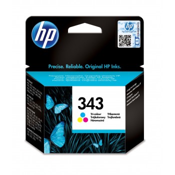 Cartucho de tinta original HP 343 Tri-color C8766EE