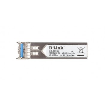 D-Link DIS?S302SX, 1000 Mbit s, mini-GBIC, SFP, SX, Fibra óptica, Plata DIS-S302SX