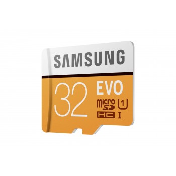 Samsung 32GB, MicroSDXC EVO 32GB SDXC Clase 10 Naranja, Blanco MB-MP32GA EU