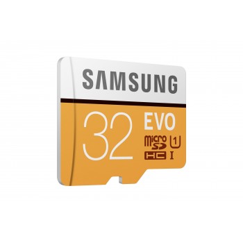 Samsung 32GB, MicroSDXC EVO 32GB SDXC Clase 10 Naranja, Blanco MB-MP32GA EU