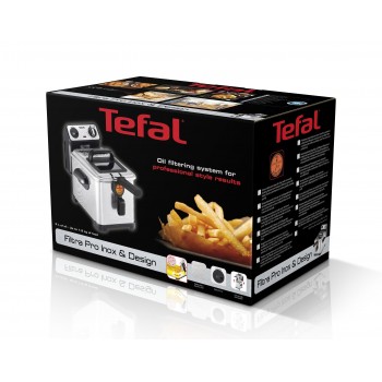 Tefal Filtra Pro FR5111, Freidora, 1,2 kg, 3 L, Metal, 150 ºC, 190 ºC FR511170
