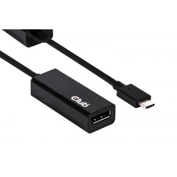 ADAPTADOR CLUB 3D USB 3.1 TIPO C A DISPLAYPORT 1.2 UHD ACTIVE CAC-1507