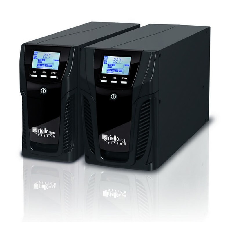 Riello UPS Vision VST 800 - UPS - CA 200 208 220 230 240 V - 640 vatios - 800 VA - RS-232, USB - con