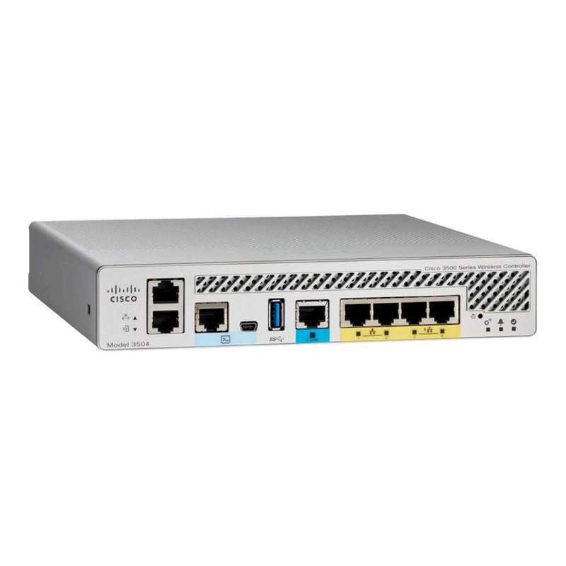 Cisco 3504, 802.1x RADIUS,HTTPS,SNMP,SNMPv3,SSH,SSL TLS,WEP,WPA,WPA2, 10,100,1000 Mbit s, IEEE 802.1 AIR-CT3504-K9