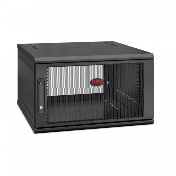 APC NetShelter WX 6U Single Hinged Wall-mount Enclosure 600mm Deep Bastidor de pared Negro AR106SH6