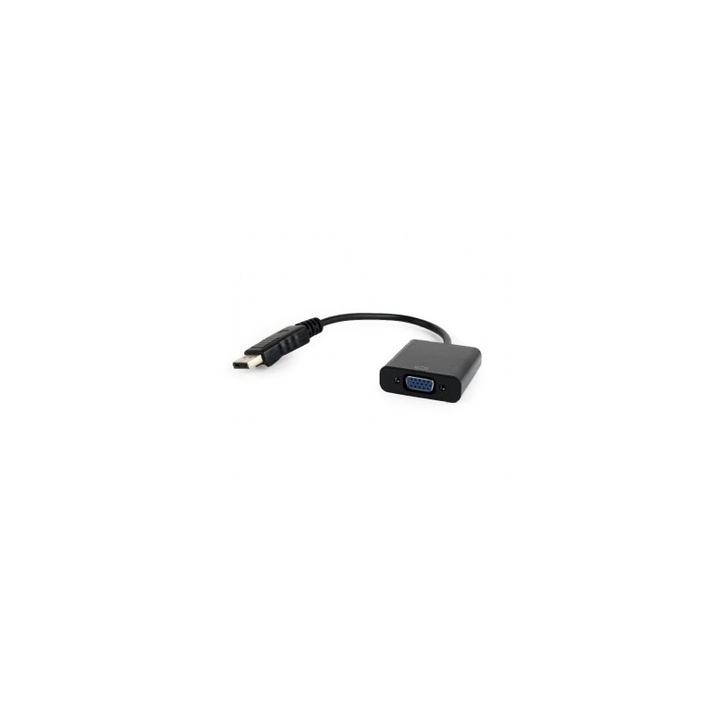 Gembird A-DPM-VGAF-02, Displayport, VGA, Negro