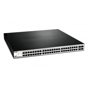 D-Link DGS-1210-52MP 48 puertos RJ-45 Negro DGS-1210-52MP
