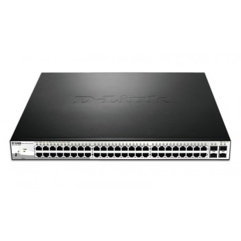 D-Link DGS-1210-52MP 48 puertos RJ-45 Negro DGS-1210-52MP
