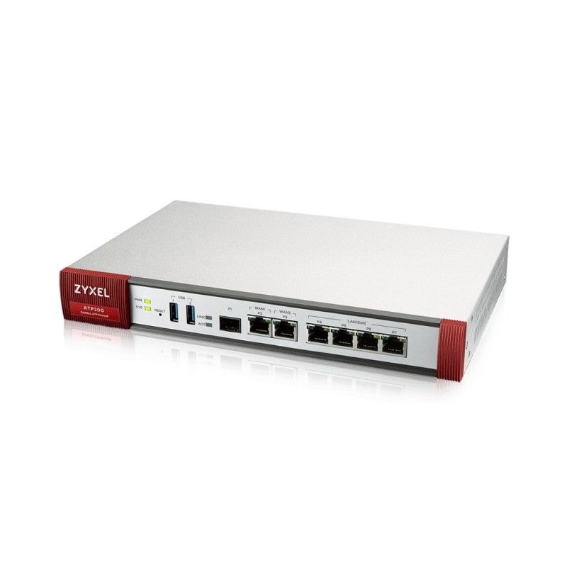 ZyXEL ATP200, 2000 Mbit s, 500 Mbit s, 45,38 BTU h, 529688,2 h, FCC Part 15 (Class B), CE EMC (Class ATP200-EU0102F