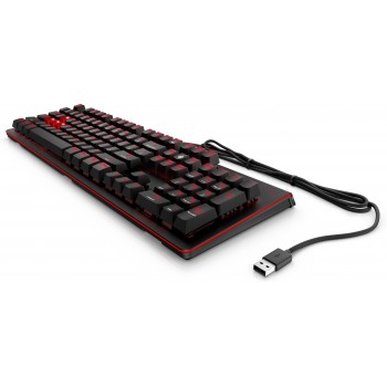 HP Teclado OMEN by 1100 Interruptor mecánico Wired Negro 1MY13AA