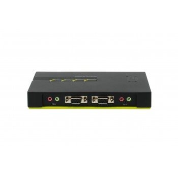 CONMUTADOR AUTOMATICO SOBREMESA LEVEL ONE V T M 1a4 CPUs USB CON AUDIO CABLES INCLUIDOS KVM-0421