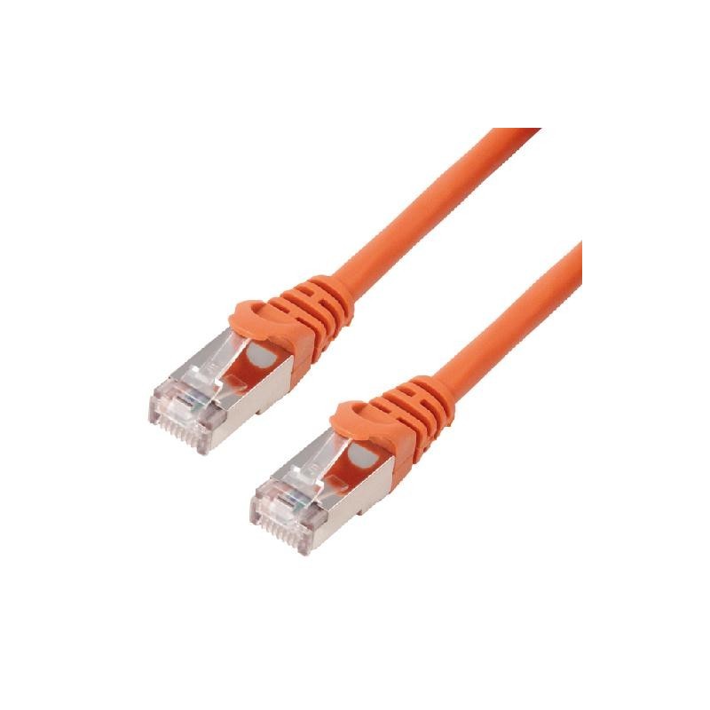 MCL 10m Cat6a F UTP, 10 m, Cat6a, F UTP (FTP), RJ-45, RJ-45, Naranja FCC6ABM-10M O