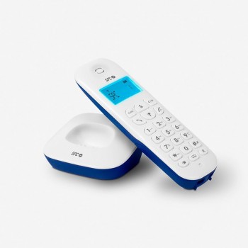 SPC Air, Teléfono DECT, Wired & Wireless handset, Altavoz, 20 entradas, Identificador de llamadas, A 7300A