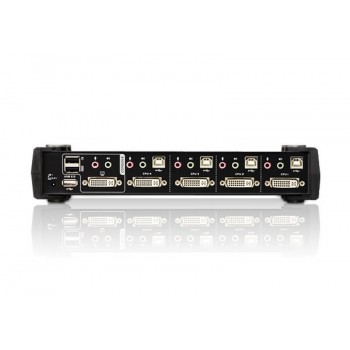 Aten CS1764A, 1920 x 1200 Pixeles, USB, USB, DVI-I, Negro, 10,7 W CS1764A-AT-G