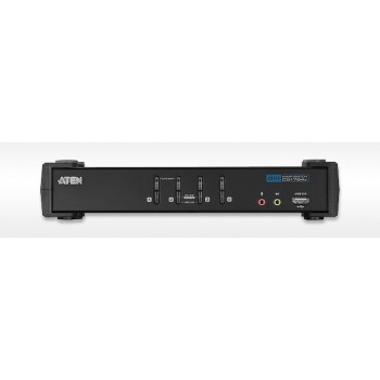 Aten CS1764A, 1920 x 1200 Pixeles, USB, USB, DVI-I, Negro, 10,7 W CS1764A-AT-G