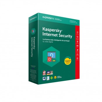 Kaspersky Lab Internet Security 2018, 3, 1 año(s), Full license, Descarga KL1941S5CFS-8