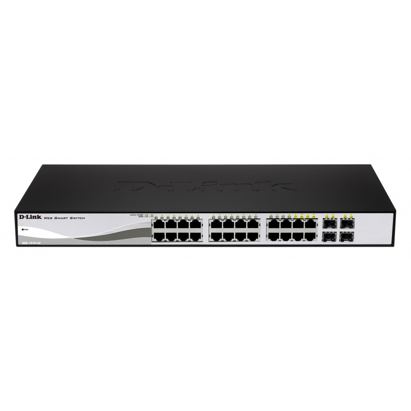 D-Link DGS-1210-24P 24 puertos RJ-45 Negro DGS-1210-24P