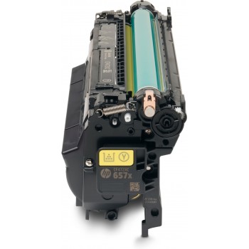 Cartucho de tóner Original LaserJet 657X amarillo de alta capacidad CF472X