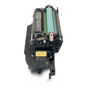 Cartucho de tóner Original LaserJet 657X amarillo de alta capacidad CF472X