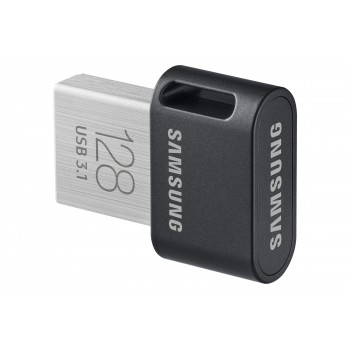 Samsung FIT Plus 128GB 128GB 3.1 (3.1 Gen 1) Negro, Acero inoxidable MUF-128AB EU