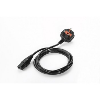 POWER CORD  18AWG 10A 250V UK 50-16000-219R