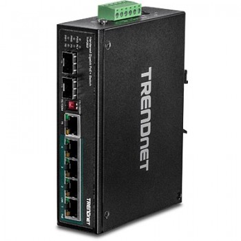 TRENDNET TI-PG62 4 puertos RJ-45 Negro TI-PG62