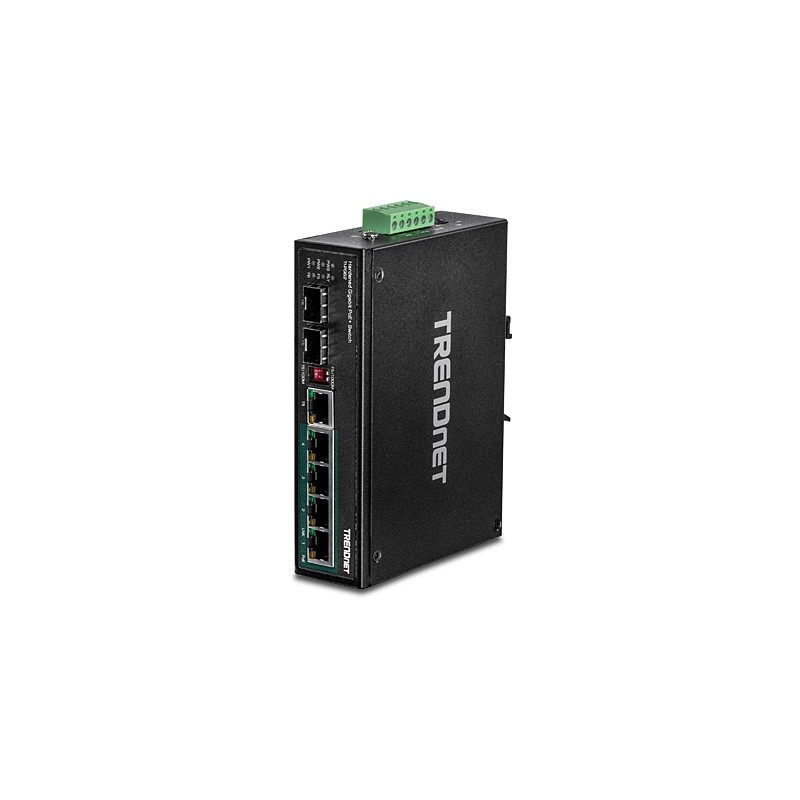 TRENDNET TI-PG62 4 puertos RJ-45 Negro TI-PG62