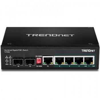 TRENDNET TI-PG62 4 puertos RJ-45 Negro TI-PG62