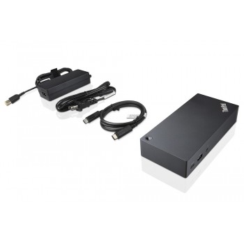 Docking station Lenovo USB Tipo C para Notebook Tableta PC - 6 x puertos USB - Red (RJ-45) - VGA - D 40A90090EU