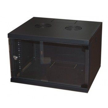 Link Accessori LK1907UN armario rack 6U Bastidor de pared Negro