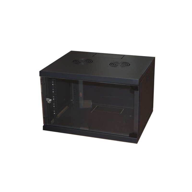 Link Accessori LK1907UN armario rack 6U Bastidor de pared Negro