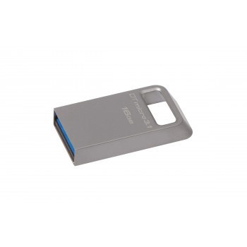 Kingston Technology DataTraveler Micro 3.1 16GB, 16 GB, USB tipo A, 3.0 (3.1 Gen 1), Sin tapa, Metál DTMC3 16GB