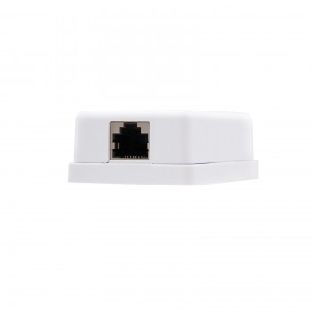 ROSETA DE SUPERFICIE PARA RJ45 CAT.6 FTP 1 TOMA BLANCO NANOCABLE 10.21.1601
