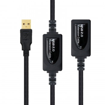 Nanocable 10.01.0213, USB A, USB A, Macho hembra, 