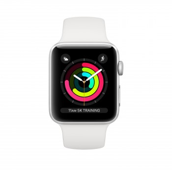 Apple Watch Watch Series 3, OLED, Pantalla táctil, GPS (satélite), 18 h, 32,3 g, Plata MTF22QL A