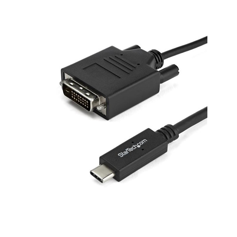 STARTECH CDP2DVIMM2MB 2M USB TYPE-C TO DVI ADAPTER PERP