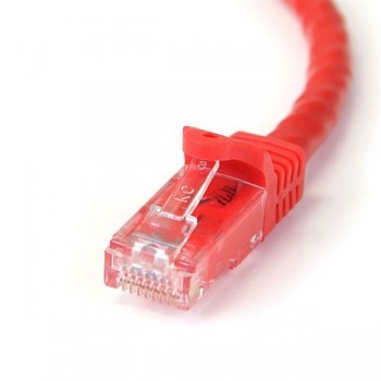 Cable de 2m Rojo de Red 2 m, Cat6, U UTP (UTP), RJ-45, RJ-45, Rojo N6PATC2MRD