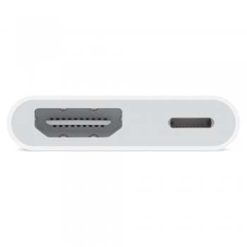 (reacondicionado)ADAPTADOR DE CONECTOR LIGHTNING A AV DIGITAL HDMI  MD826ZM ADUP1