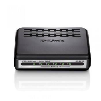 D-Link GO-SW-5G 5 puertos RJ-45 10, 20, 100, 200, 1000, 2000 Mbps Negro GO-SW-5G