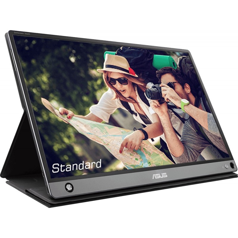 ASUS MB16AMT Táctil - 15.6" - 1920x1080 - Negro, Gris Multi-touch 90LM04S0-B01170