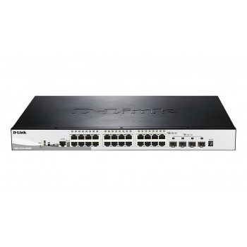 D-Link DGS-1510-28XMP 24 puertos RJ-45 Negro, Gris DGS-1510-28XMP